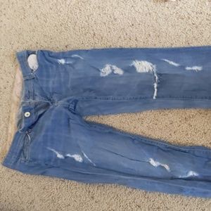 Rich and skinny size 28 distressed jeans